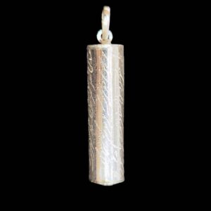 Islamic Silver Pendant for Shia with Imam Jawad Hirz
