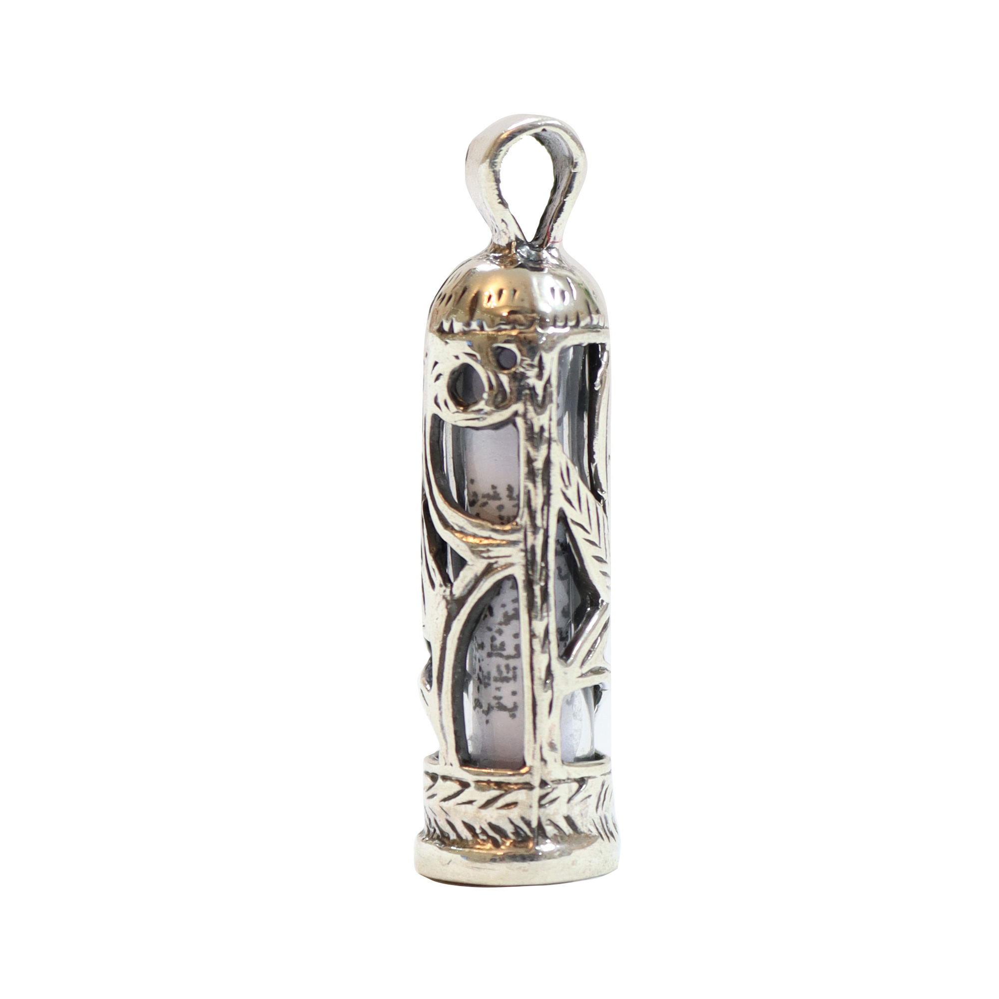 Islamic Silver Pendant with Hirz of Imam Jawad for Shia Muslims