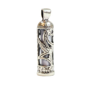 Islamic Silver Pendant with Hirz of Imam Jawad for Shia Muslims