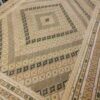 Brown Geometric Kilim Rug from Sirjan - Authentic Handwoven Persian Wool