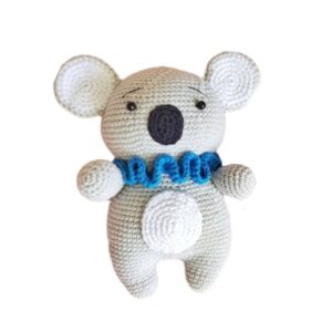 Amigurumi Stuffed Koala Animal – Handmade Crochet Plush Toy | Soft & Adorable