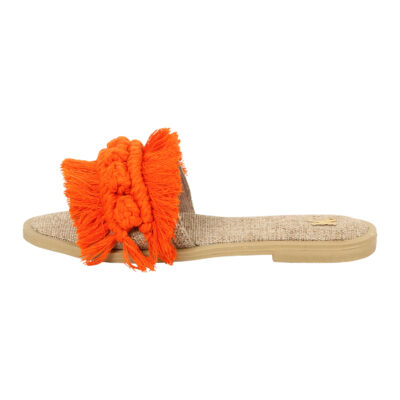 Macrame Boho Chic Slippers for Women with Round Toe