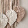Macrame Wall Hanging Tapestry Art Bohemian Model Leaves