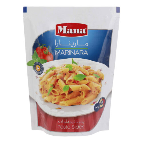 Mana Instant Pasta with Marinara Sauce, Rich Tomato-Style Quick-Cook Pasta Ready in Minutes – 145g, Pack of 20