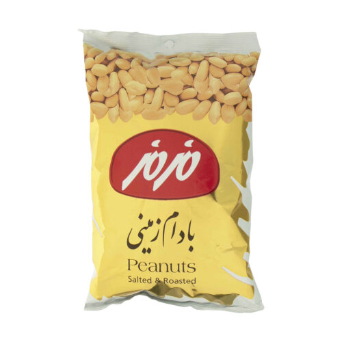 Maz Maz Salted Roasted Shelled Peanuts, Crunchy Savory Snack, 350g x 5 Pack