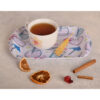 Set of 3 Melamine Serving Trays - Lightweight Summer Drinks Pattern Tray