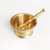 Persian Brass Mortar & Pestle for Grinding & Pounding Spices Model Anushirvan