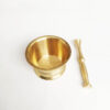Persian Brass Mortar & Pestle for Grinding & Pounding Spices Model Anushirvan