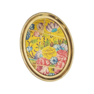 Persian Brass Serving Tray – Elegant Floral Design Tray