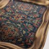 Persian Brass Serving Tray - Traditional Floral Design Tray
