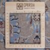 Hand-Knotted Persian Yazd Rug (Lachak Toranj Floral Medallion) - Cream Wool