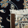 Hand-Knotted Persian Birjand Rug (Lachak Toranj Floral Medallion) - Black Wool