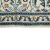 Hand-Knotted Persian Birjand Rug (Lachak Toranj Floral Medallion) - Black Wool