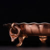 Persian Copper Footed Serving Tray - Traditional Hammered Model Nafiseh