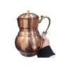 Persian Copper Pitcher Hammered with Lid & Handle Model Gulzar