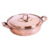 Persian Copper Sauté Pan - Hammered with Lid (Negar Model)