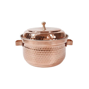 Persian Copper Cooking Pot – Handcrafted Hammered Design, Nader