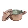 Persian Copper Cooking Pot - Handcrafted Hammered Design, Yekta