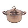 Persian Copper Cooking Pot - Handcrafted Hammered Design, Yekta