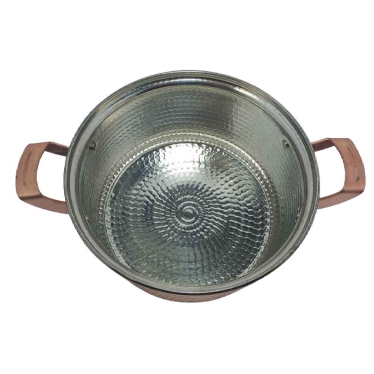 Persian Copper Cooking Pot – Handcrafted Hammered Design, Yekta