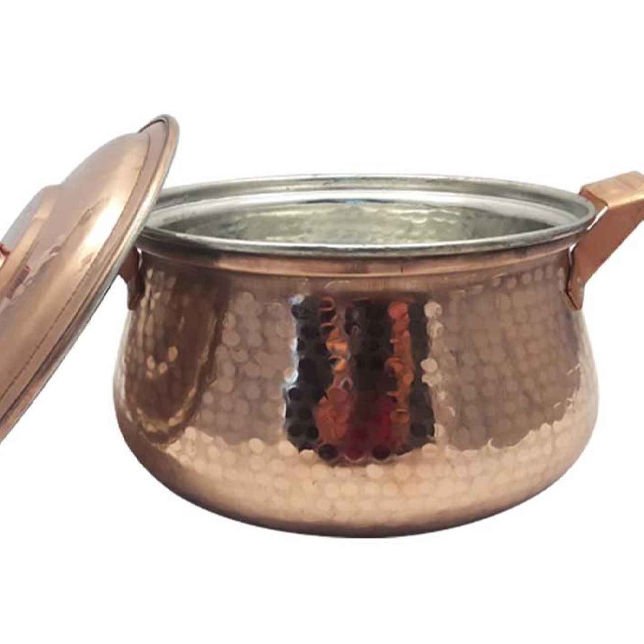 Persian Copper Cooking Pot – Traditional Hammered Artisan Style, Khosrow