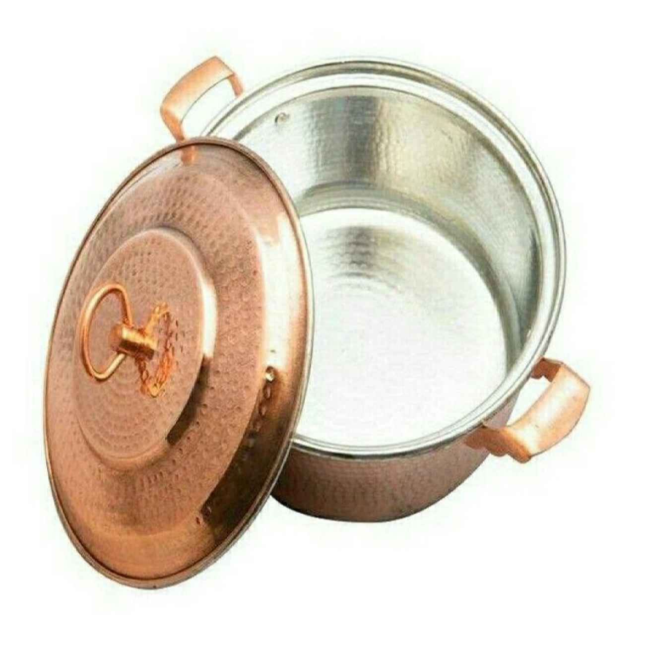 Persian Copper Cooking Pot – Traditional Hammered Artisan Style, Sepehr