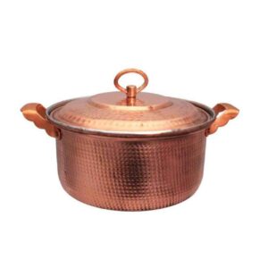 Persian Copper Cooking Pot – Traditional Hammered Artisan Style, Sepehr