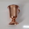 Persian Copper Cup - Handcrafted with Handle for Cold Drinks - Hammered Parastoo