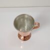 Persian Copper Cup - Handcrafted with Handle for Cold Drinks - Hammered Parastoo