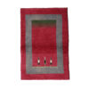 Genuine Handwoven Persian Tree of Life Gabbeh Rug - Bordered Red Wool