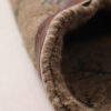 Handwoven Persian Minimalist Gabbeh Rug - Solid Brown Wool