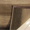 Handwoven Persian Striped Gabbeh Rug in Brown - Wool