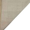 Handwoven Persian Minimalist Gabbeh Rug - Solid Cream Wool