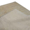 Handwoven Persian Minimalist Gabbeh Rug - Solid Cream Wool