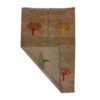 Handwoven Persian Tree of Life Gabbeh Rug in Brown - Wool Blend
