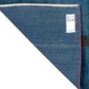 Authentic Handwoven Persian Minimalist Gabbeh Rug - Solid Navy Blue Wool