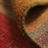 Authentic Handwoven Persian Striped Gabbeh Rug in Red - Wool