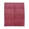 Handwoven Persian Minimalist Gabbeh Rug - Solid Red Wool