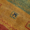 Handwoven Persian Striped Gabbeh Rug in Brown - Premium Wool