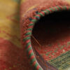 Handwoven Persian Striped Gabbeh Rug in Brown - Premium Wool