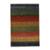 Handwoven Persian Striped Gabbeh Rug in Brown - Premium Wool