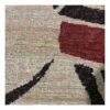 Handwoven Persian Minimalist Gabbeh Rug - Whirling Dervish Design - Cream Wool Blend