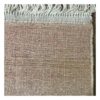 Handwoven Persian Minimalist Gabbeh Rug - Whirling Dervish Design - Cream Wool Blend
