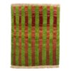 Handwoven Persian Striped Gabbeh Rug in Green - Wool