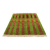 Handwoven Persian Striped Gabbeh Rug in Green - Wool