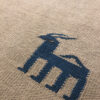 Handwoven Persian Minimalist Gabbeh Rug - Solid Cream Wool
