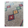 Handwoven Persian Kheshti Gabbeh Rug - Geometric Brown Wool