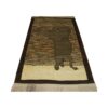 Original Handwoven Persian Lion Motif Gabbeh Rug in Brown - Wool