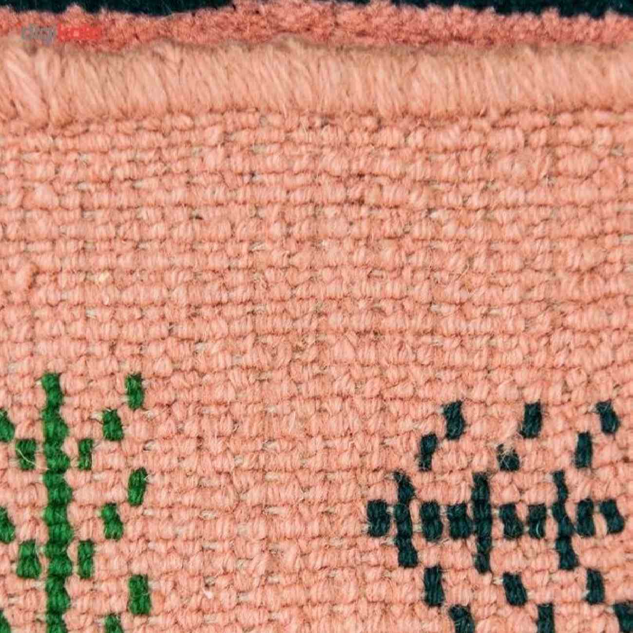 Persian Kashkuli Gabbeh Rug – Handwoven Geometric Pink Wool