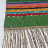 Green Striped Kilim Rug from Lorestan - Handwoven Persian Wool